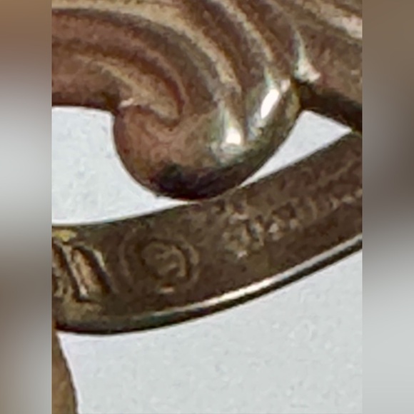 Vintage Sterling “Treasured Heart" Spoon Ring by Avon - Picture 3 of 3